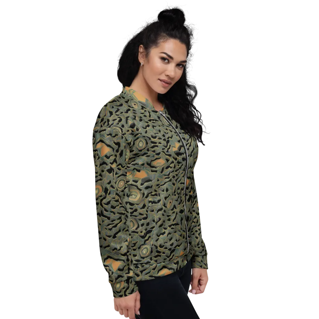 Mineral Night on Bomber Jacket — Right