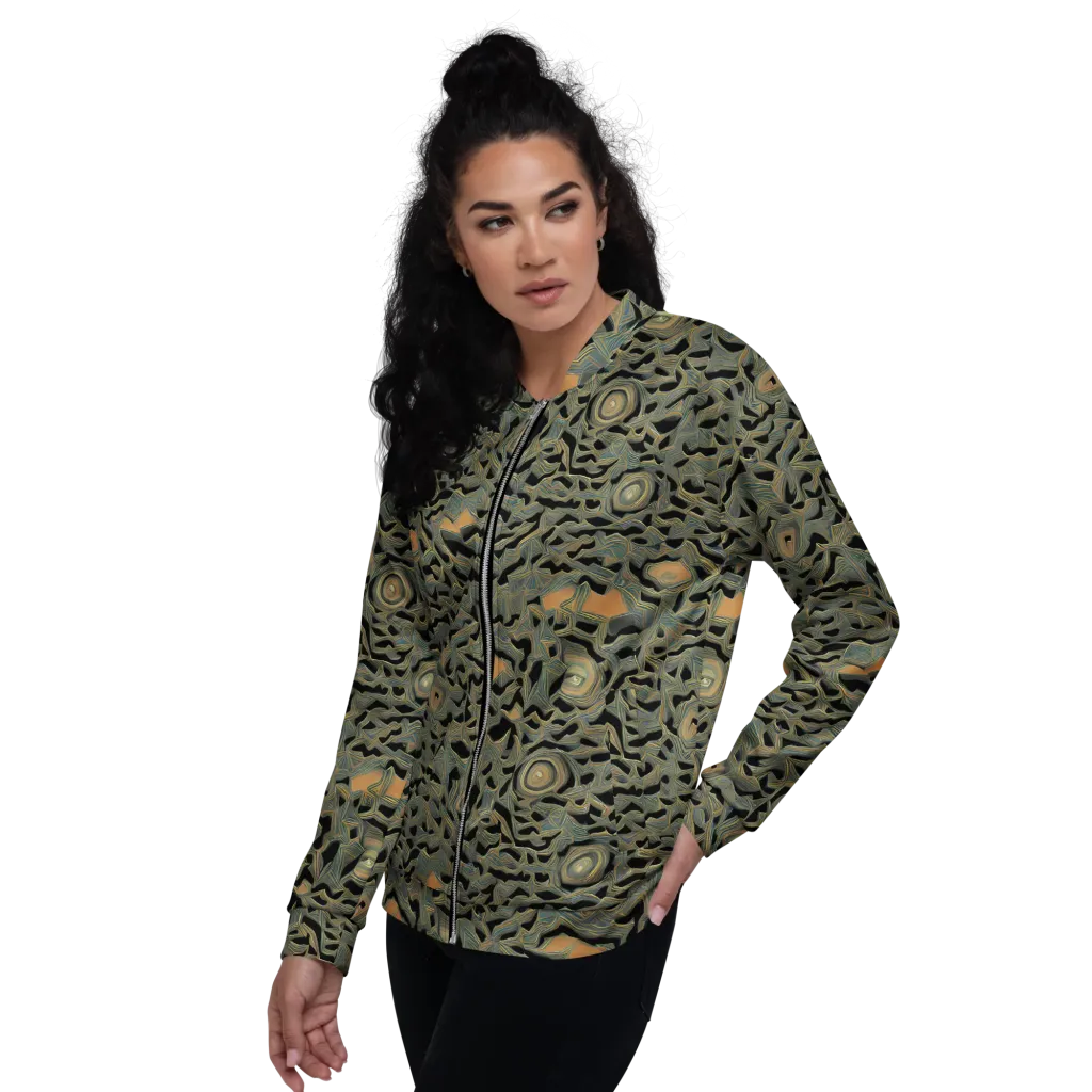 Mineral Night on Bomber Jacket — Left