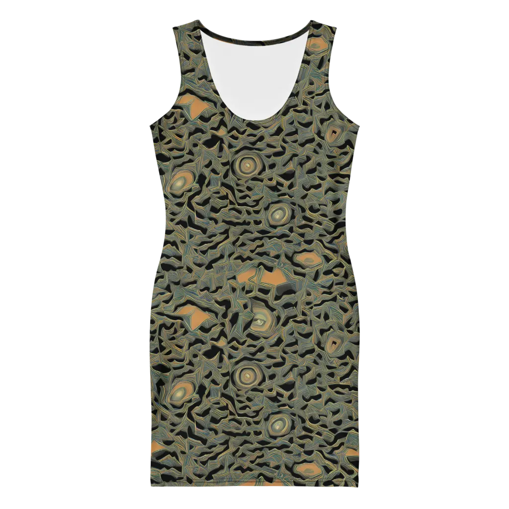 Mineral Night on Bodycon Dress — Front