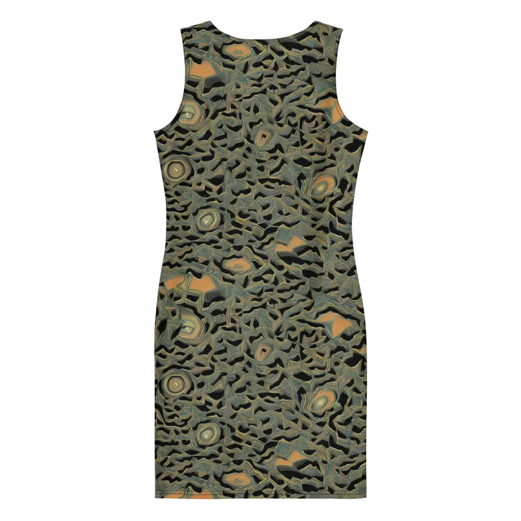 Mineral Night on Bodycon Dress — Back