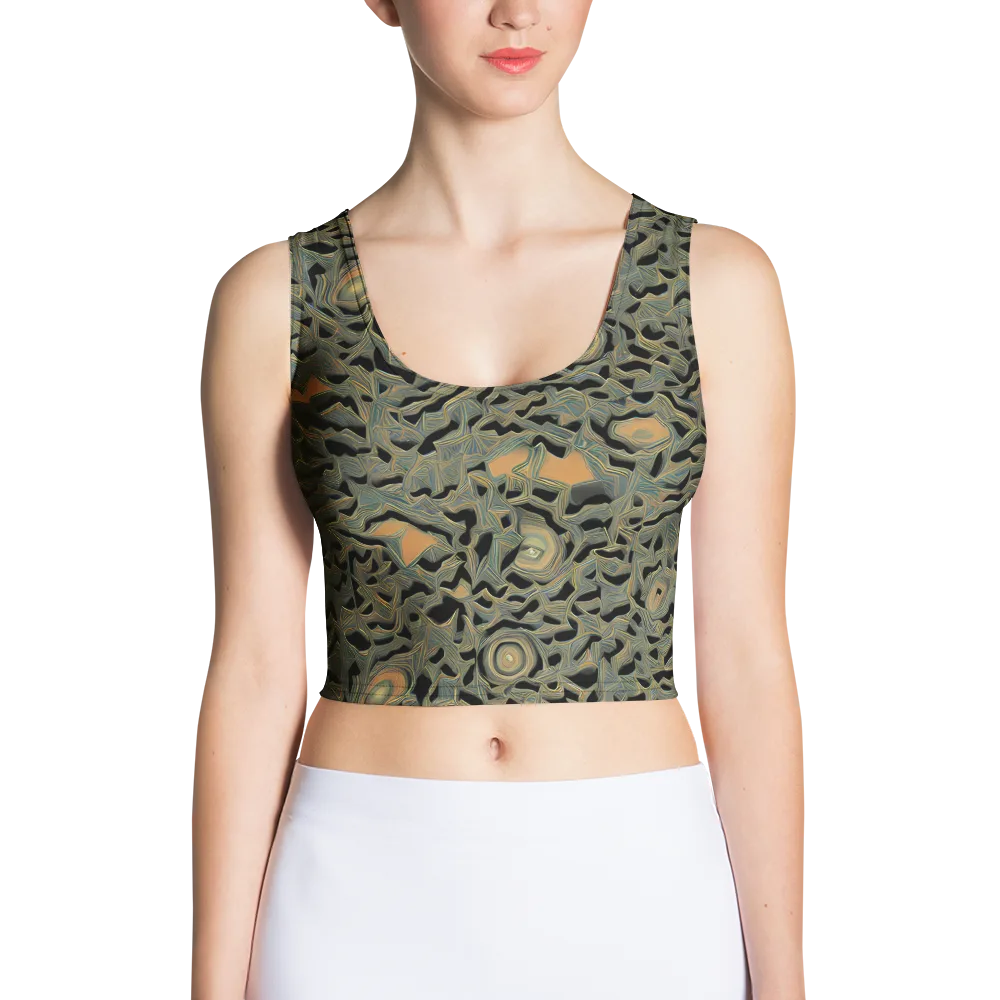 Mineral Night on Crop Top — Front