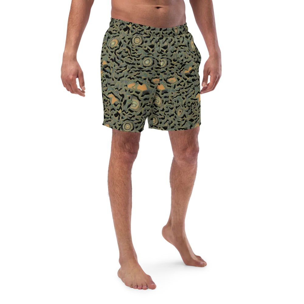 Mineral Night on Swim Trunks — Front