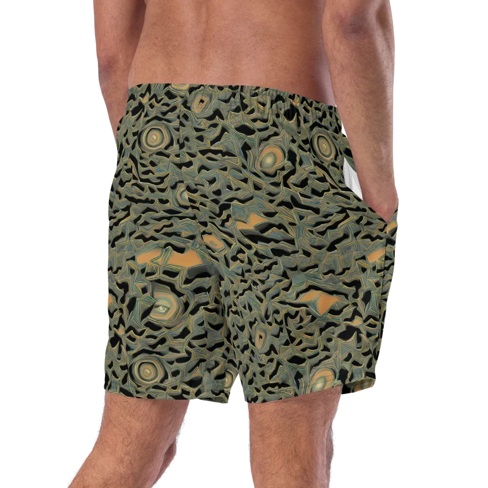Mineral Night on Swim Trunks — Right Back
