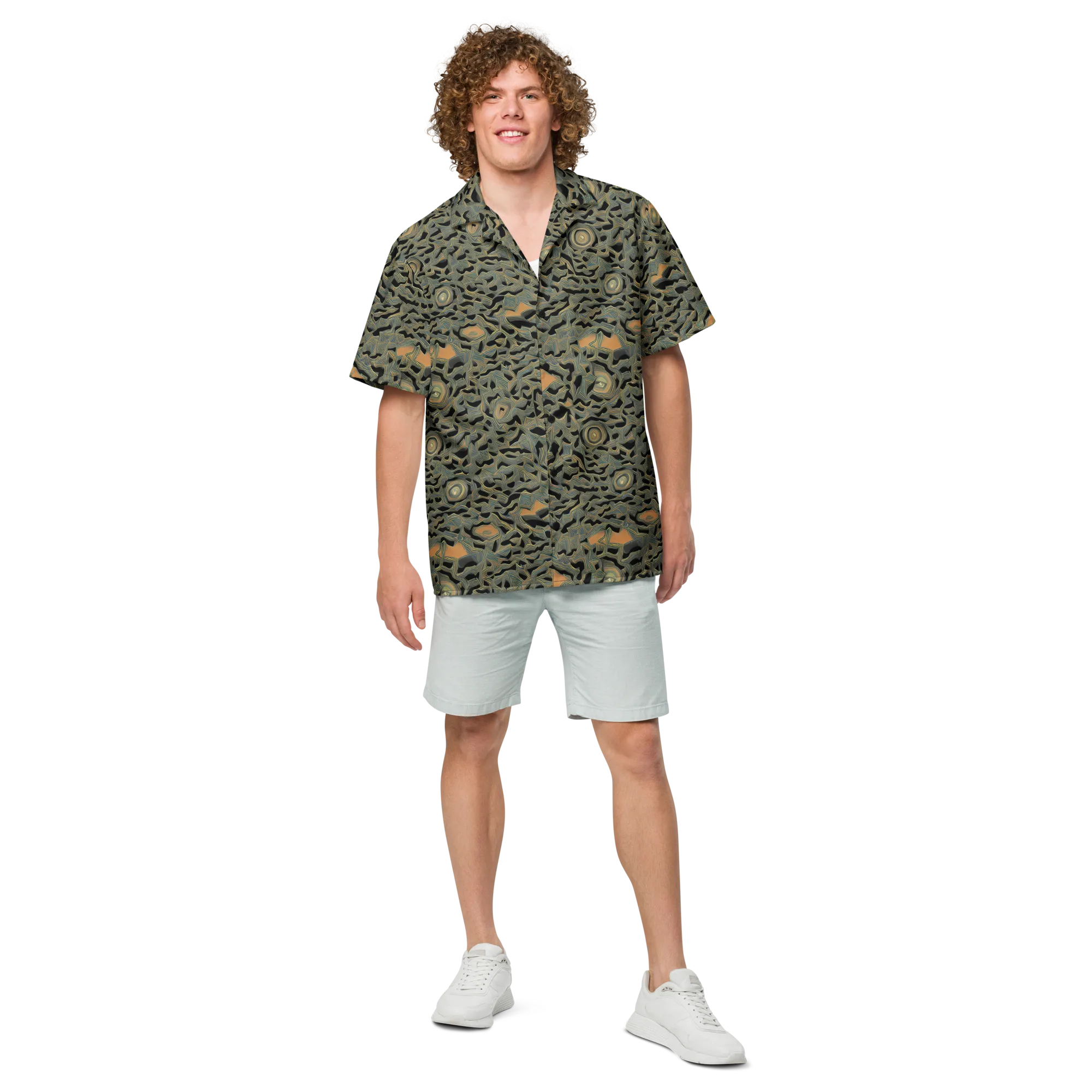 Mineral Night on Button Shirt — Front