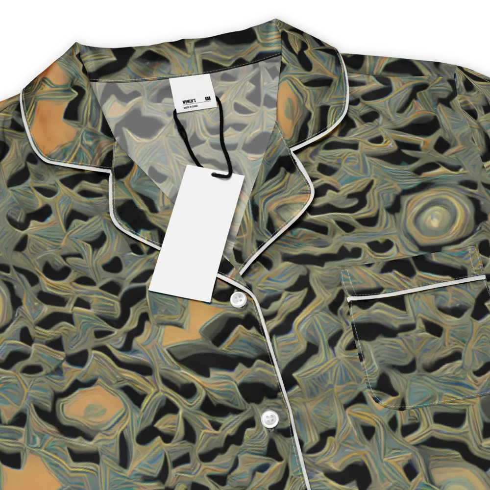 Mineral Night on Women's Short Sleeve Pajama Top — Product details