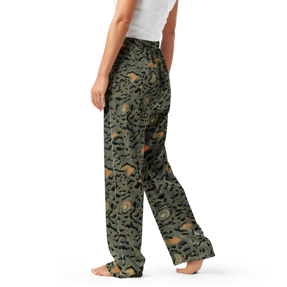 Mineral Night on Women's Pajama Pants — Left