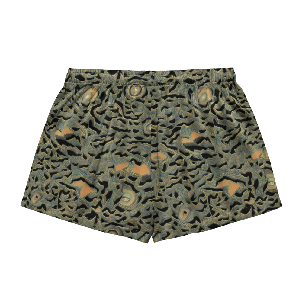 Mineral Night on Women's Pajama Shorts — Back