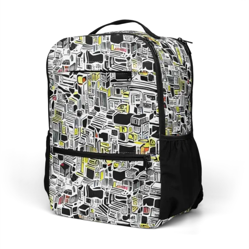 Monochrome Motion on a Utility Backpack