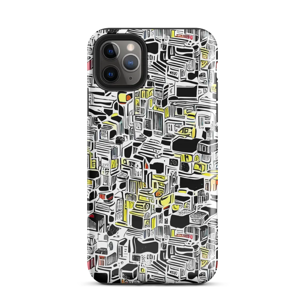Monochrome Motion on Tough Case for iPhone® — Front