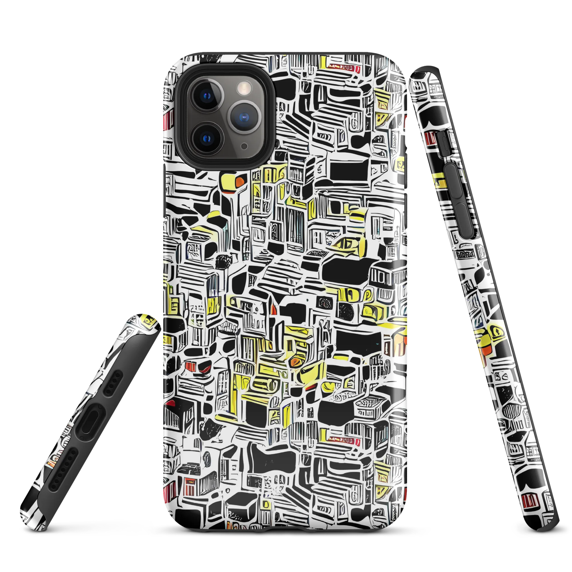 Monochrome Motion on Tough Case for iPhone® — Front