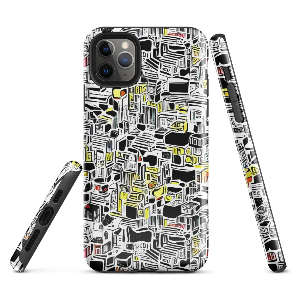 Monochrome Motion on Tough Case for iPhone® — Front