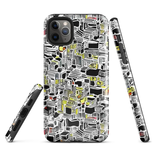 Monochrome Motion on a Tough Case for iPhone®