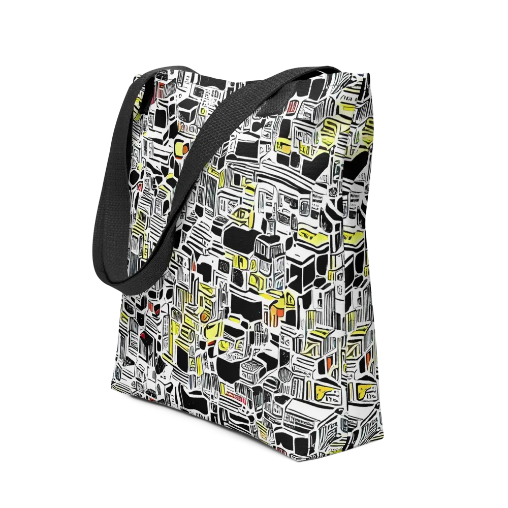 Monochrome Motion on Tote Bag — Front