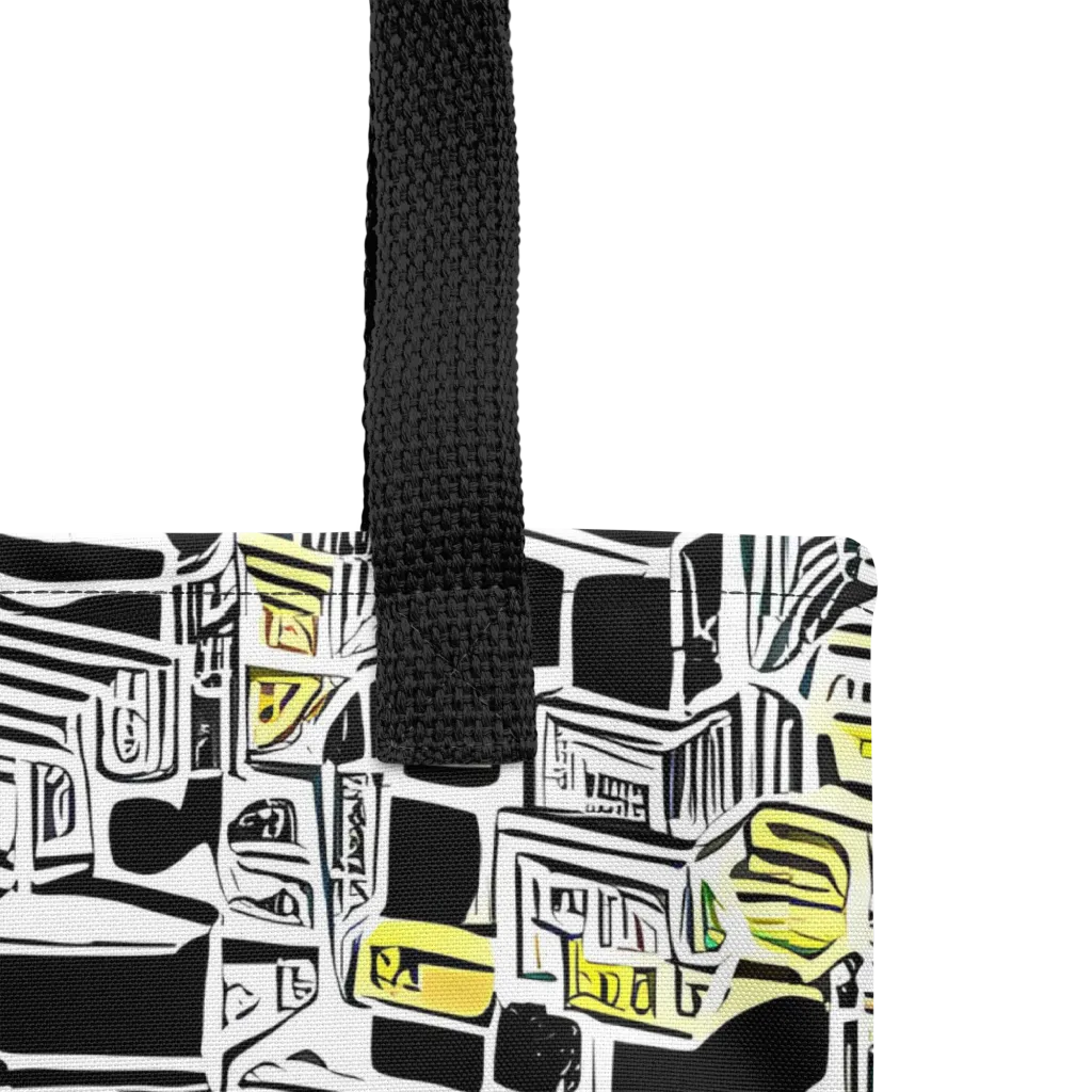 Monochrome Motion on Tote Bag — Product details