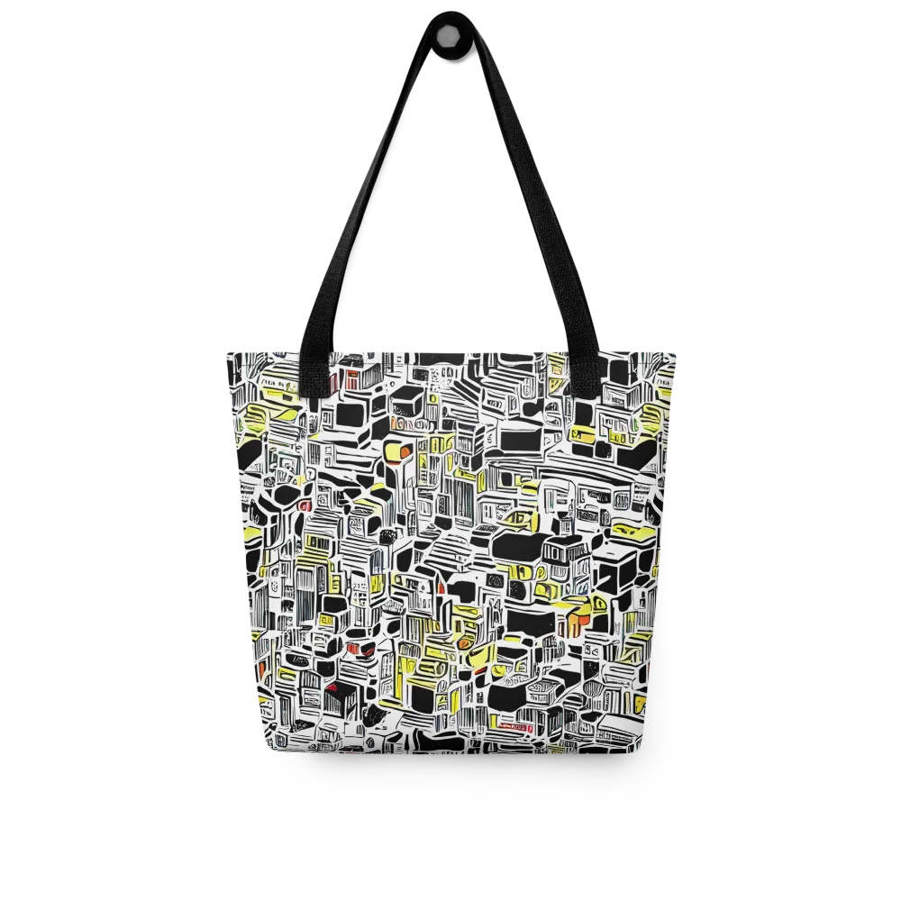 Monochrome Motion on Tote Bag — Front