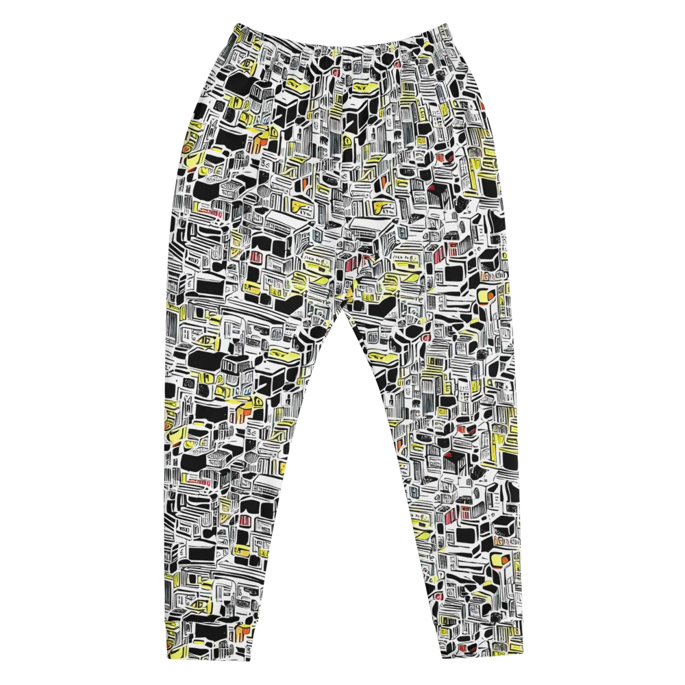 Monochrome Motion on Men's Joggers — Front