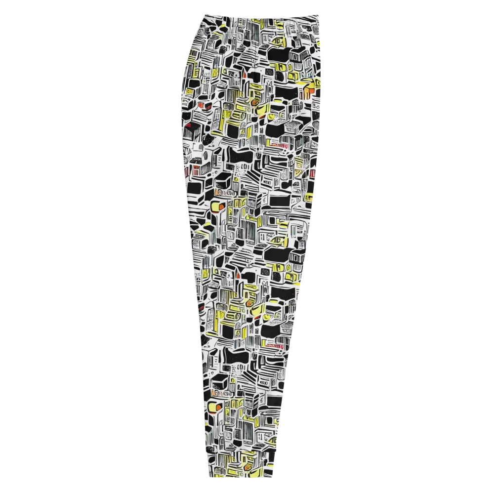 Monochrome Motion on Men's Joggers — Right