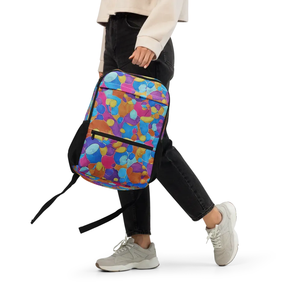 Neon Riverstones on Utility Backpack — Front