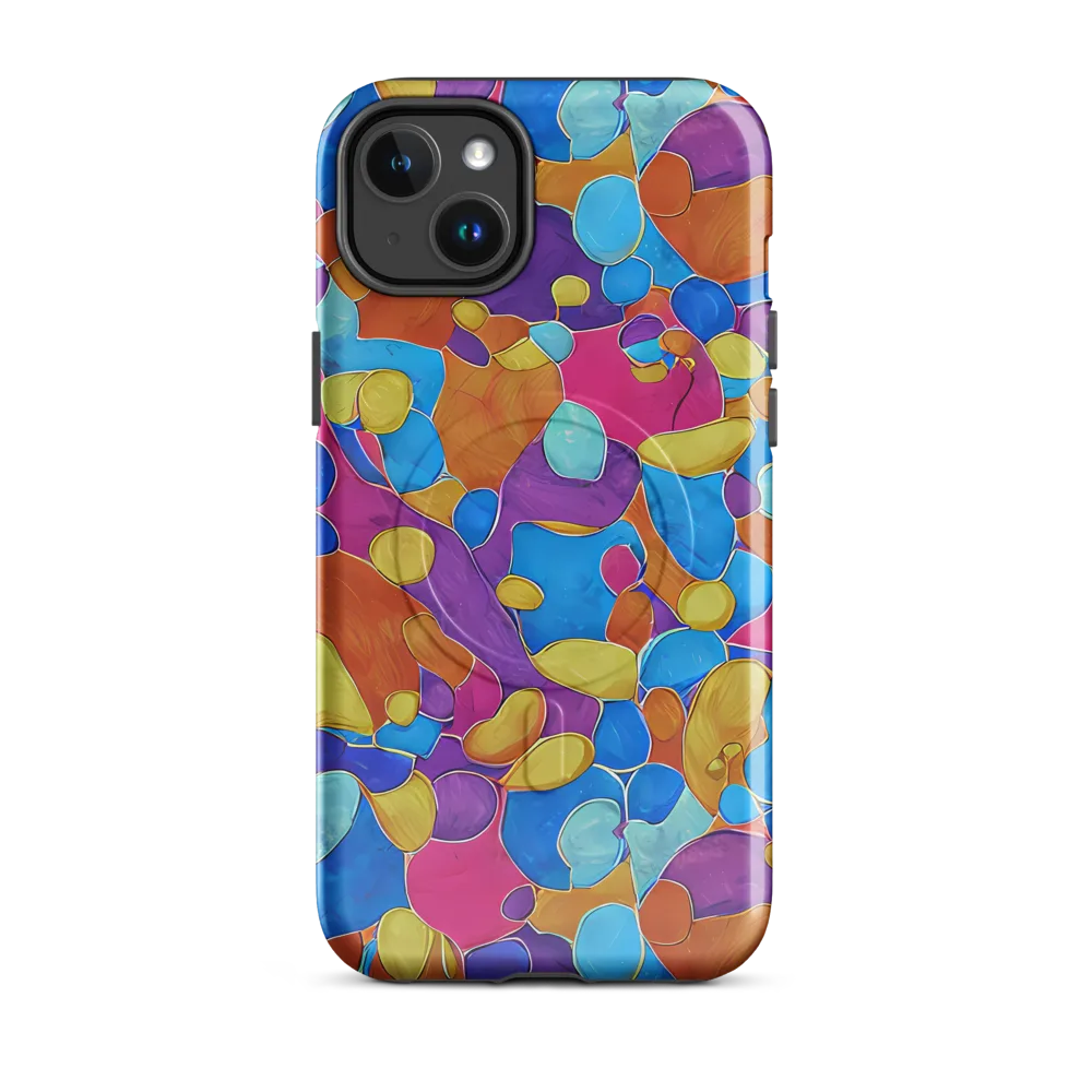 Neon Riverstones on MagSafe Tough Case for iPhone® — Front
