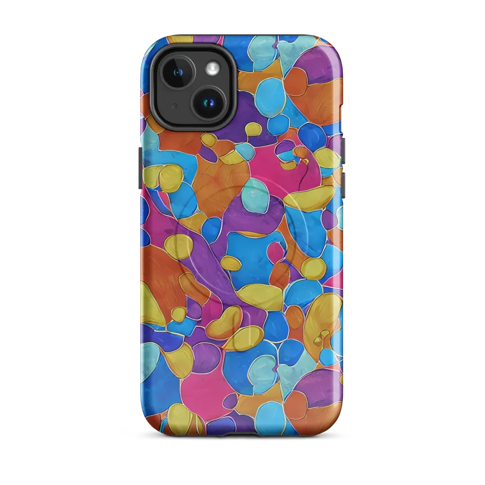 Neon Riverstones on MagSafe Tough Case for iPhone® — Front