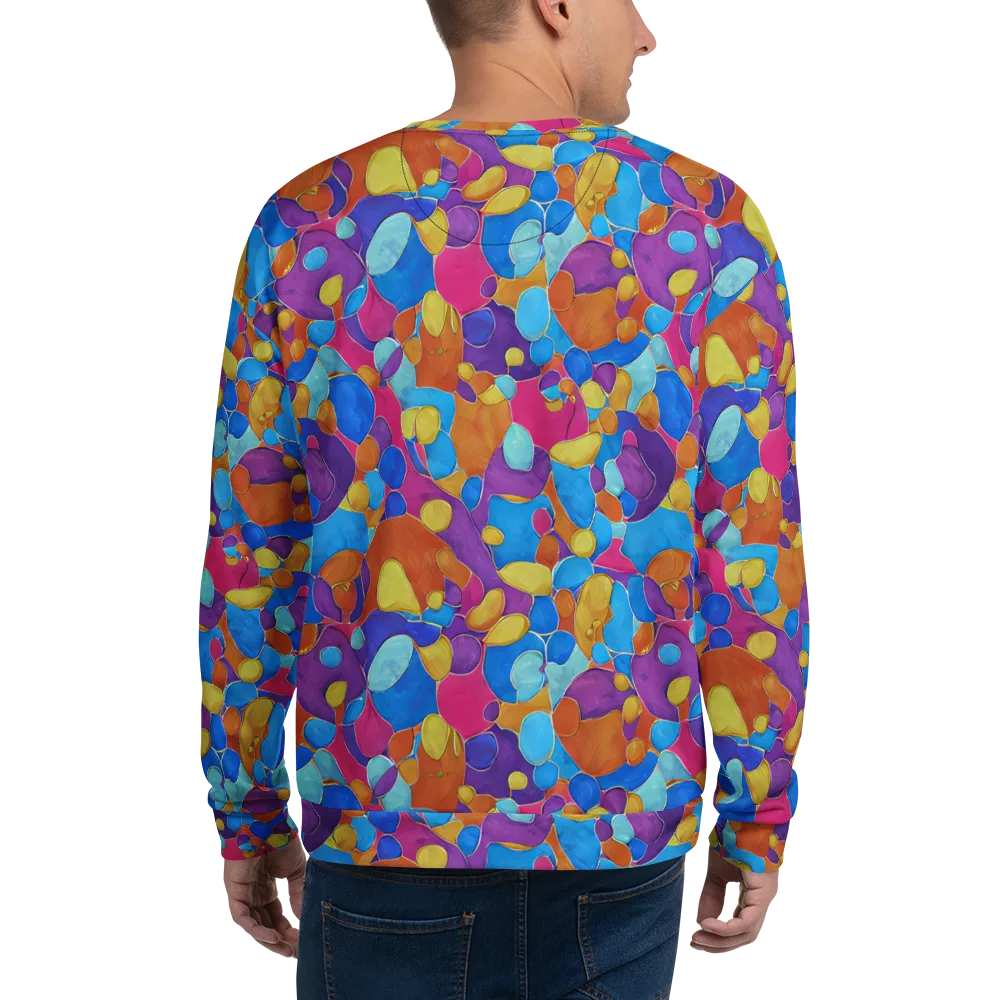 Neon Riverstones on Sweatshirt — Back