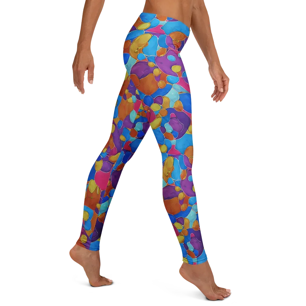 Neon Riverstones on Leggings — Right