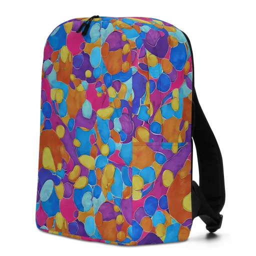 Neon Riverstones on a Minimalist Backpack