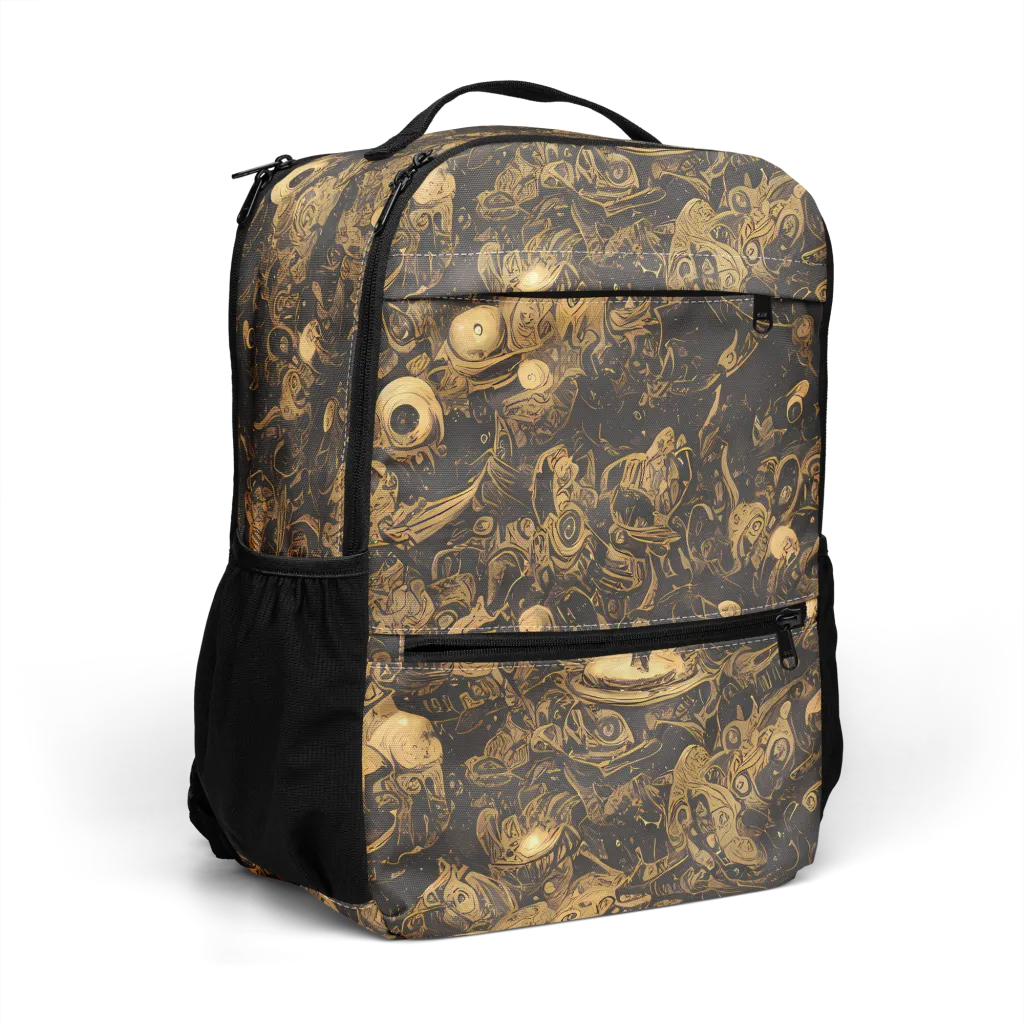 Amber Apparitions on Utility Backpack — Right Front