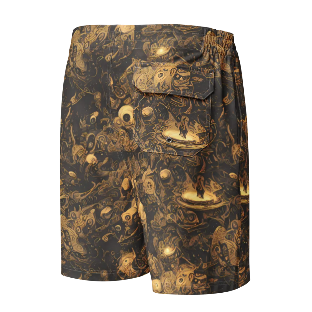 Amber Apparitions on Men's Board Shorts — Back