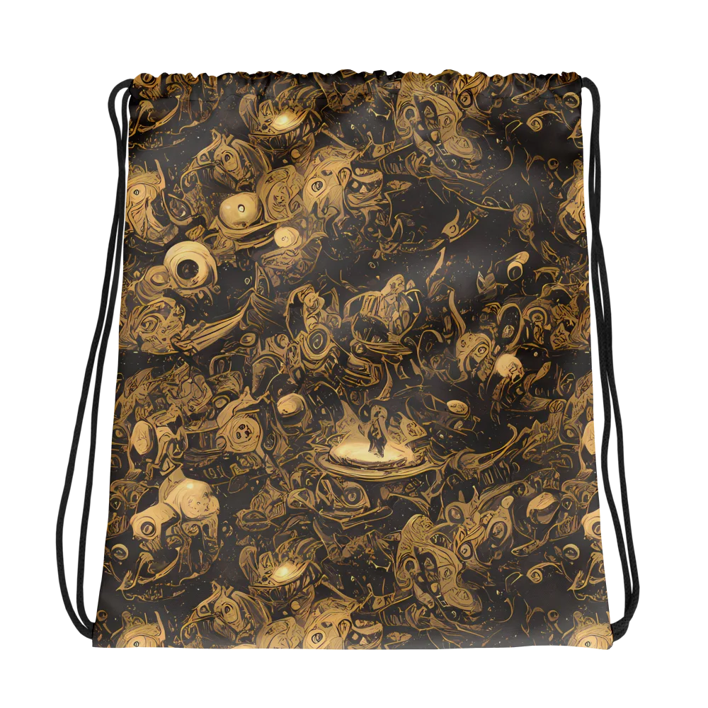 Amber Apparitions on Drawstring Bag — Photo