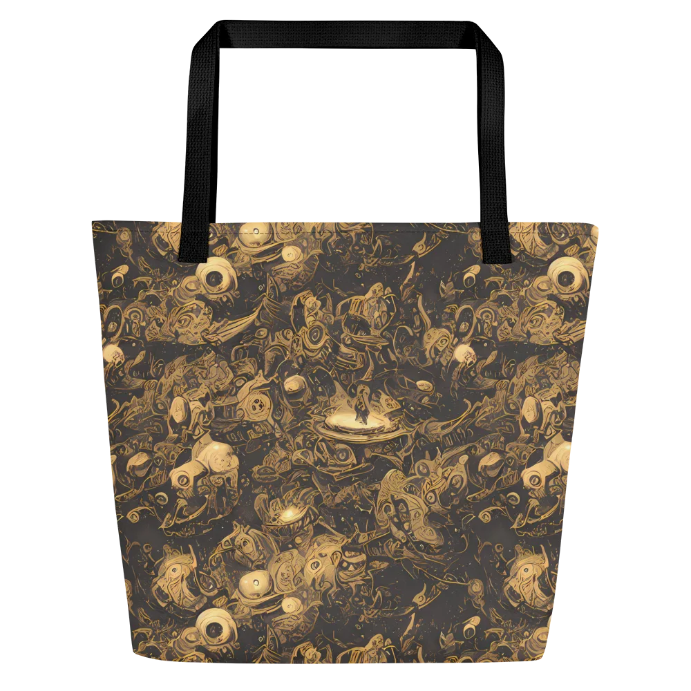 Amber Apparitions on Large Tote Bag W/ Pocket — Front