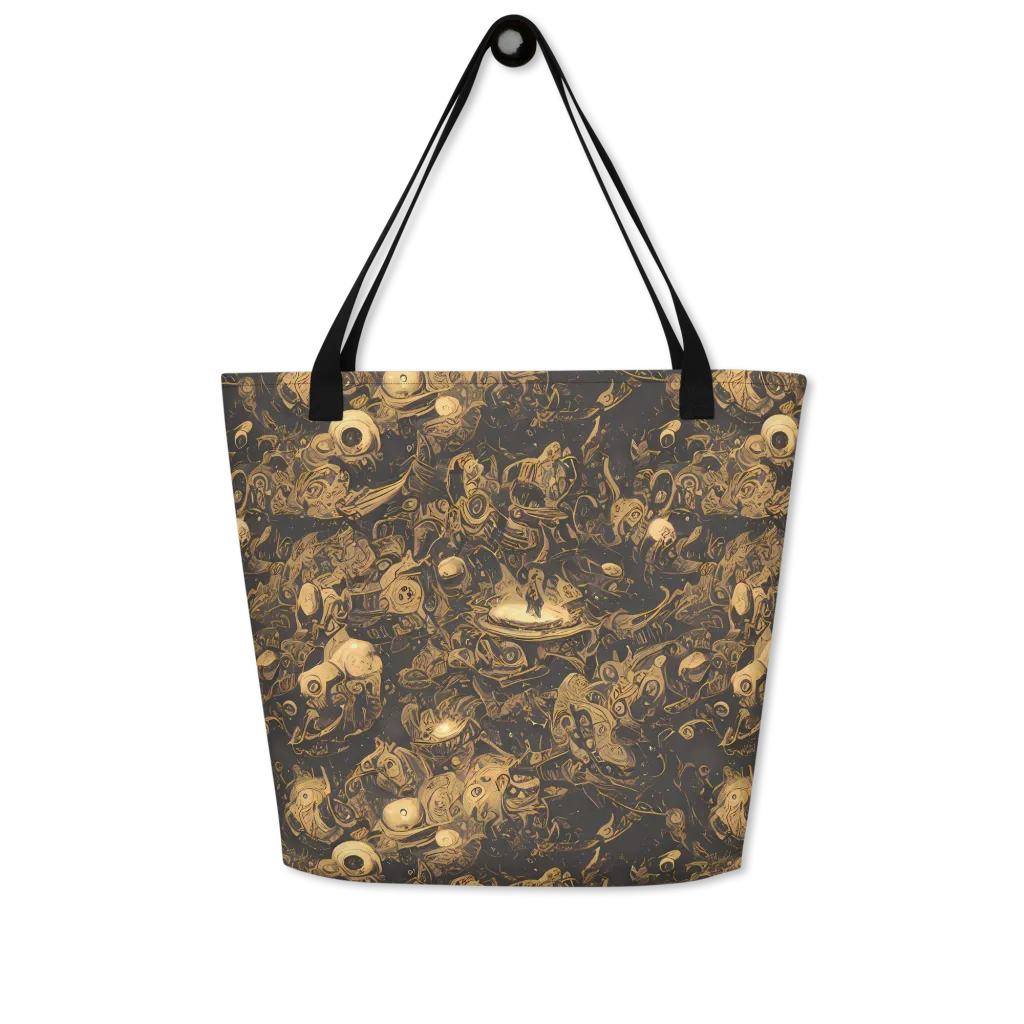 Amber Apparitions on Large Tote Bag W/ Pocket — Front