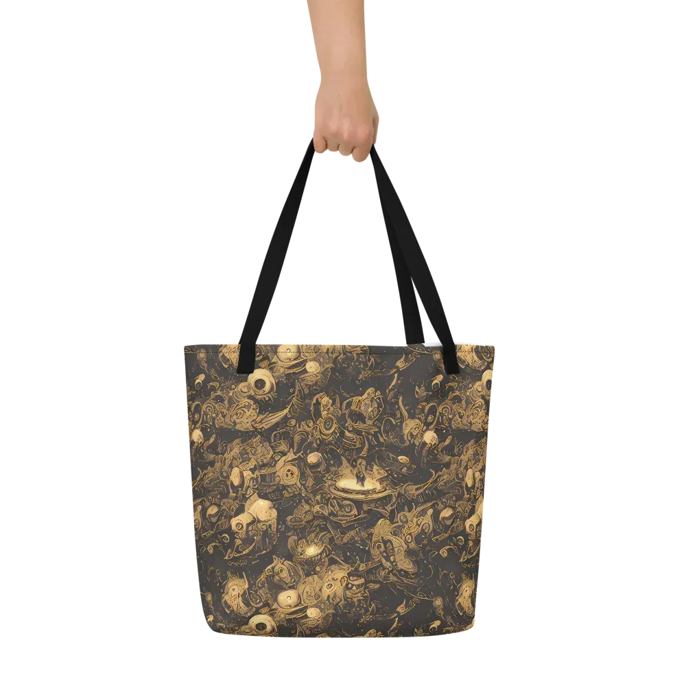 Amber Apparitions on Large Tote Bag W/ Pocket — Front