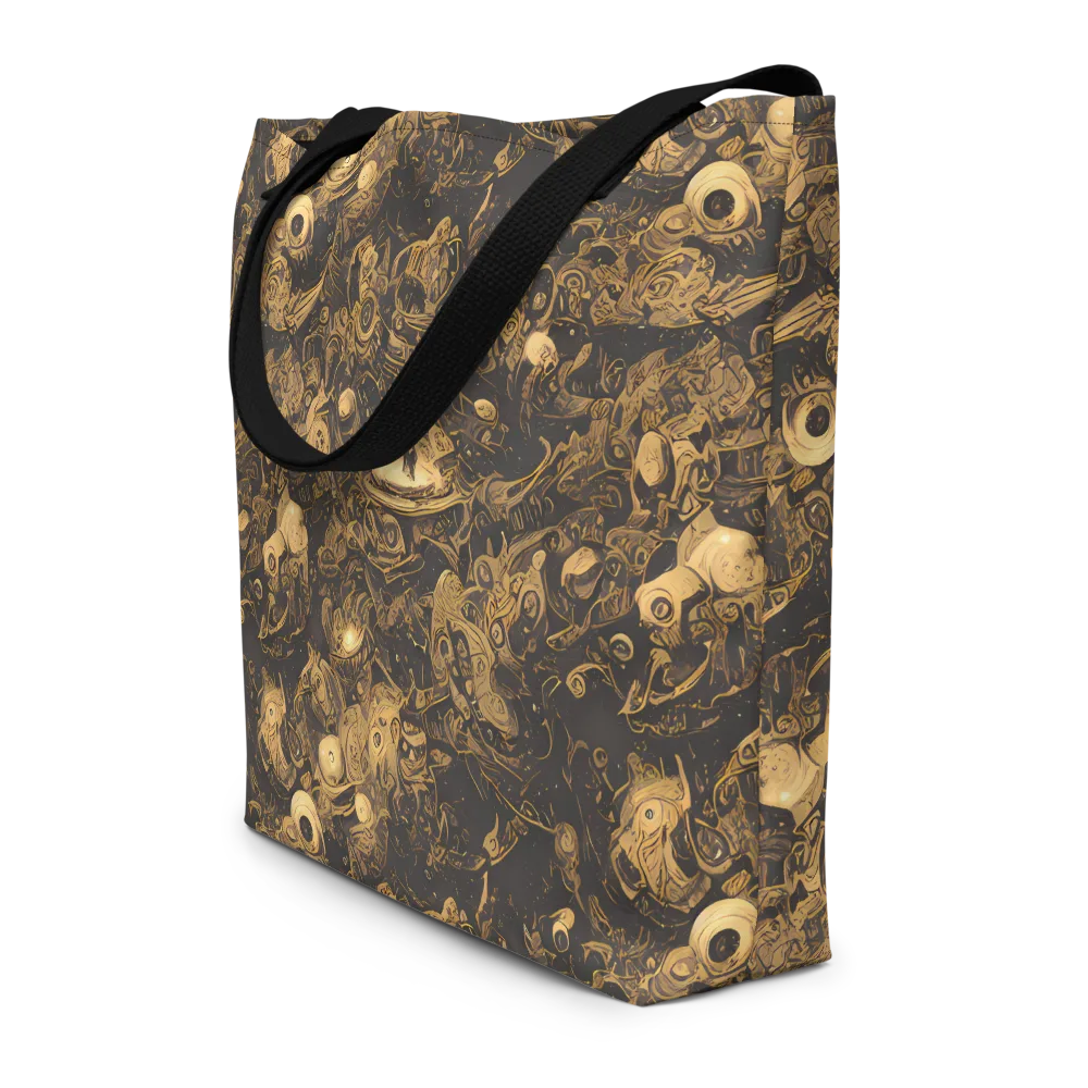 Amber Apparitions on Large Tote Bag W/ Pocket — Front