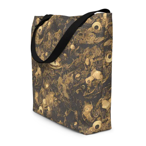 Amber Apparitions on a Large Tote Bag W/ Pocket