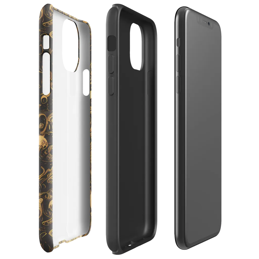 Amber Apparitions on Tough Case for iPhone® — Right