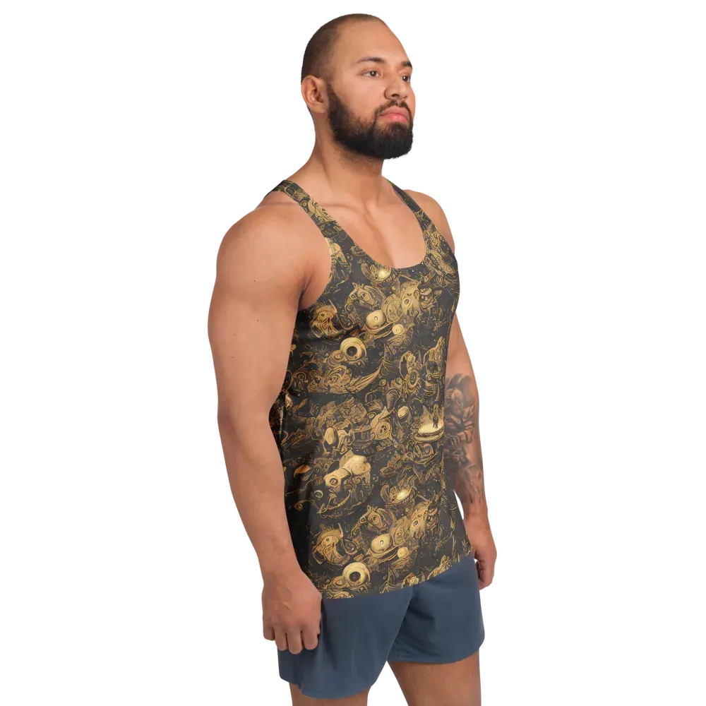 Amber Apparitions on Men's Tank Top — Right Front