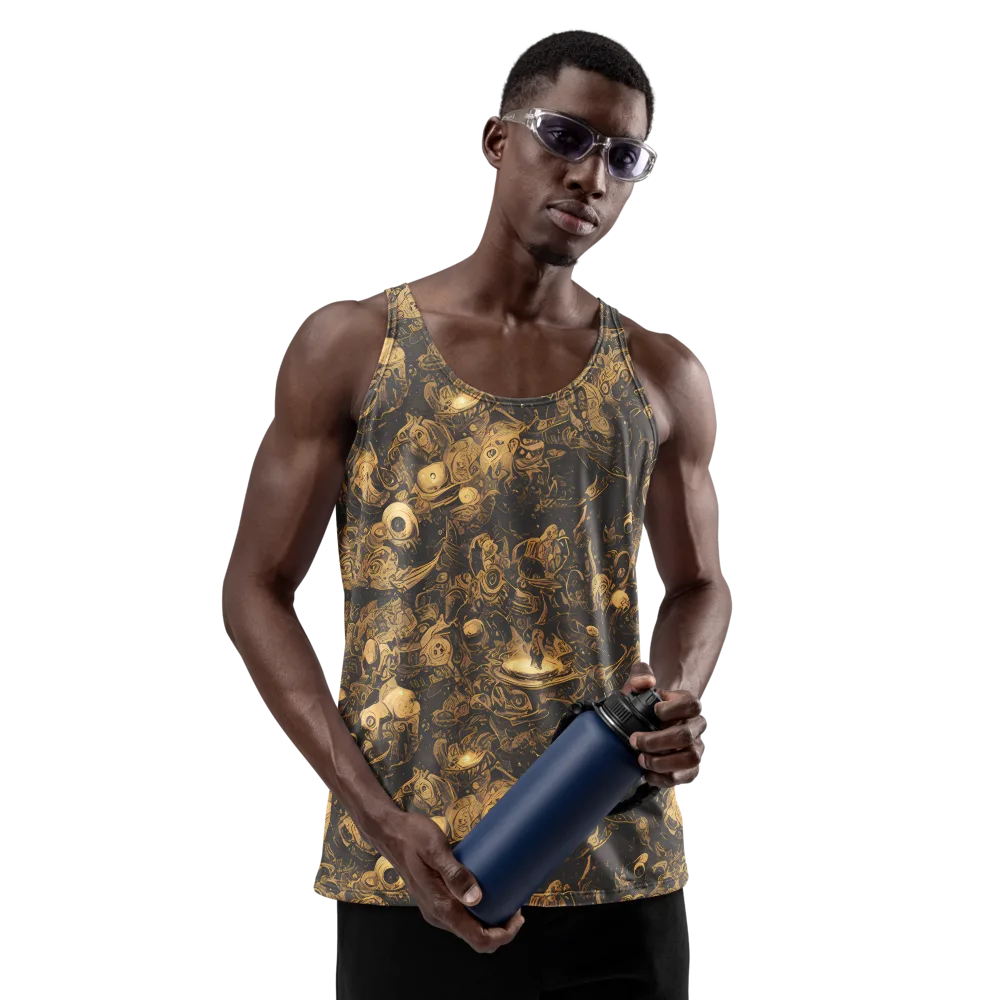 Amber Apparitions on Men's Tank Top — Front