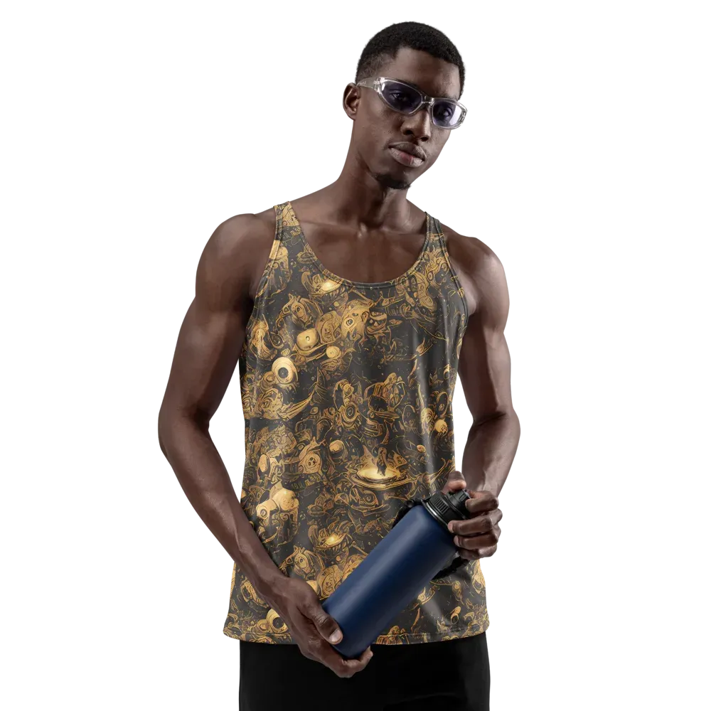 Amber Apparitions on Men's Tank Top — Front