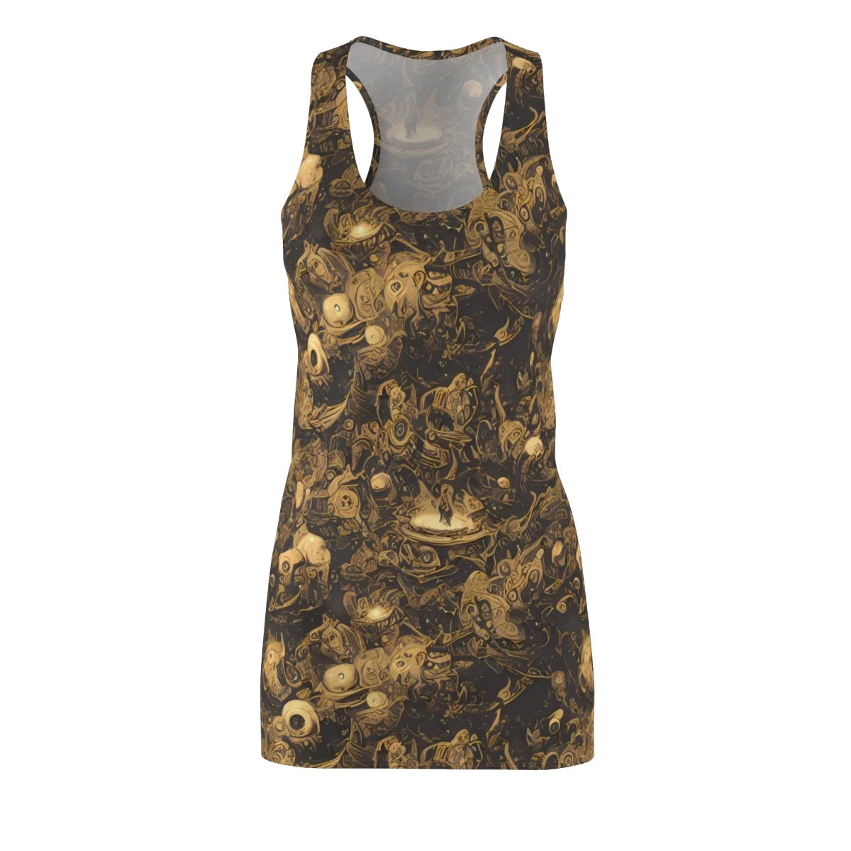 Amber Apparitions on Racerback Dress — Front