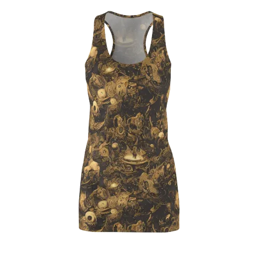 Amber Apparitions on a Racerback Dress