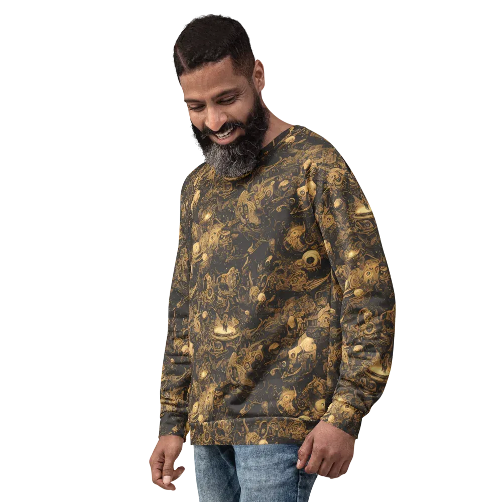 Amber Apparitions on Sweatshirt — Left Front