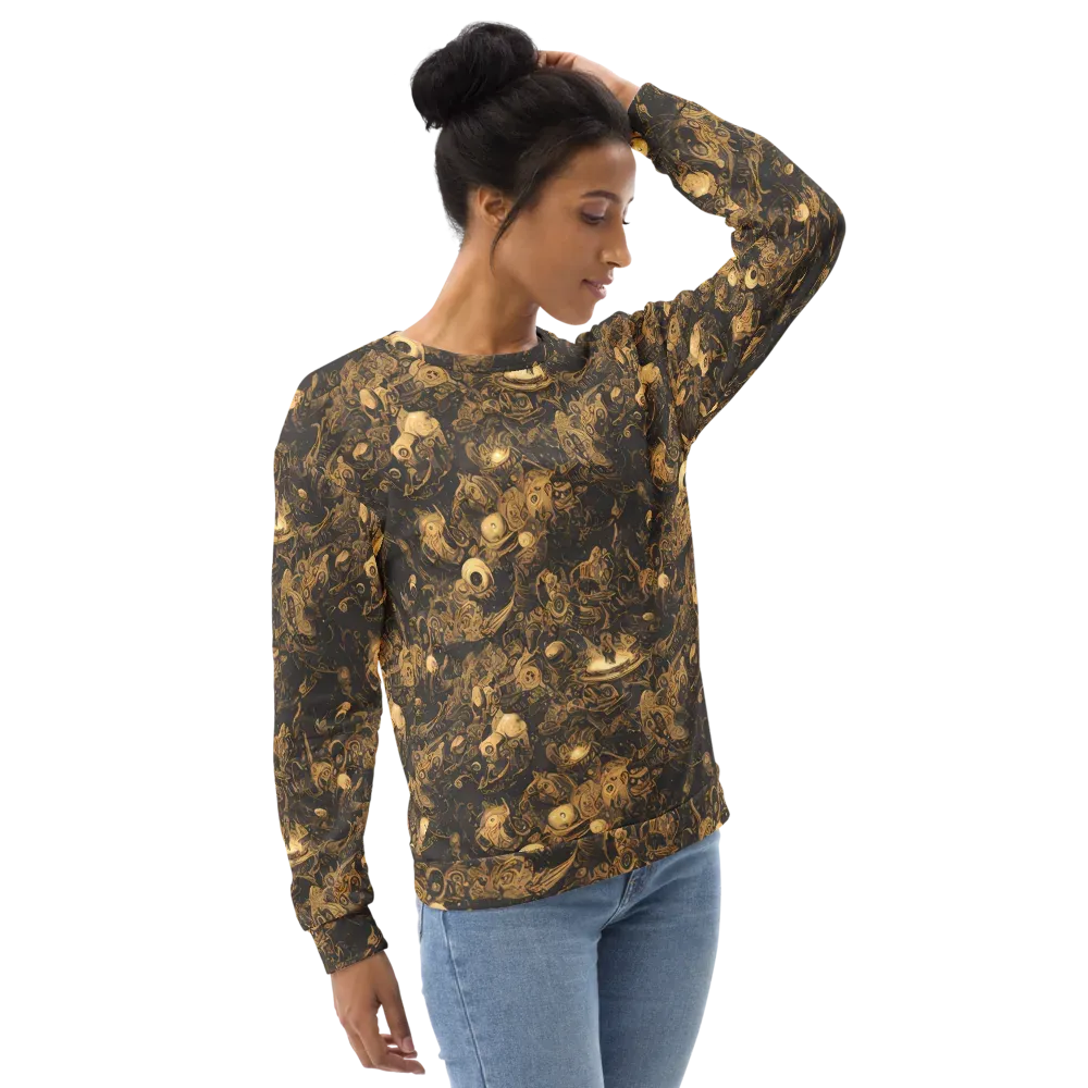 Amber Apparitions on Sweatshirt — Right Front