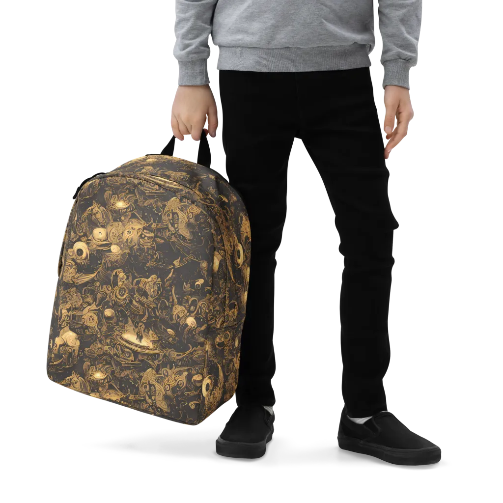 Amber Apparitions on Minimalist Backpack — Zoomed-in