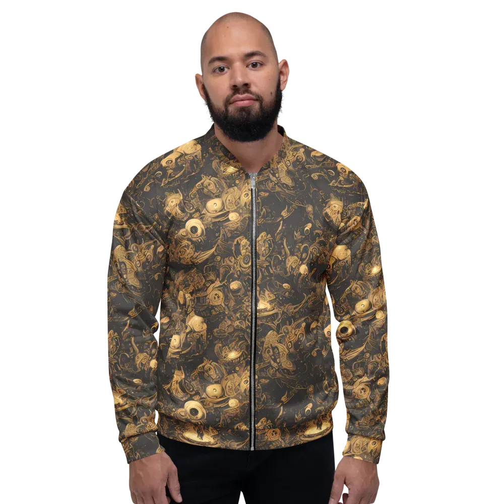 Amber Apparitions on Bomber Jacket — Front