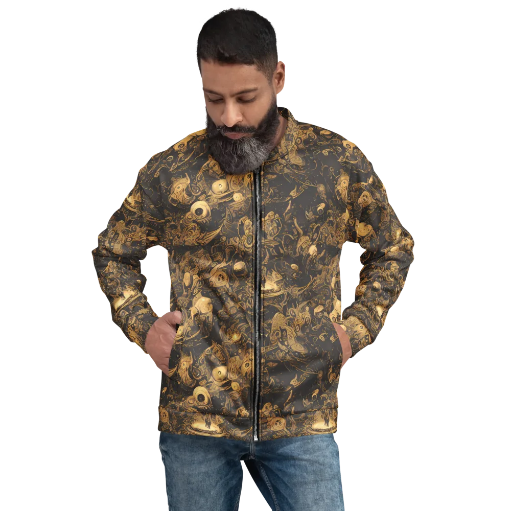 Amber Apparitions on Bomber Jacket — Front