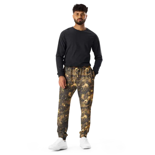 Amber Apparitions on a Men's Joggers