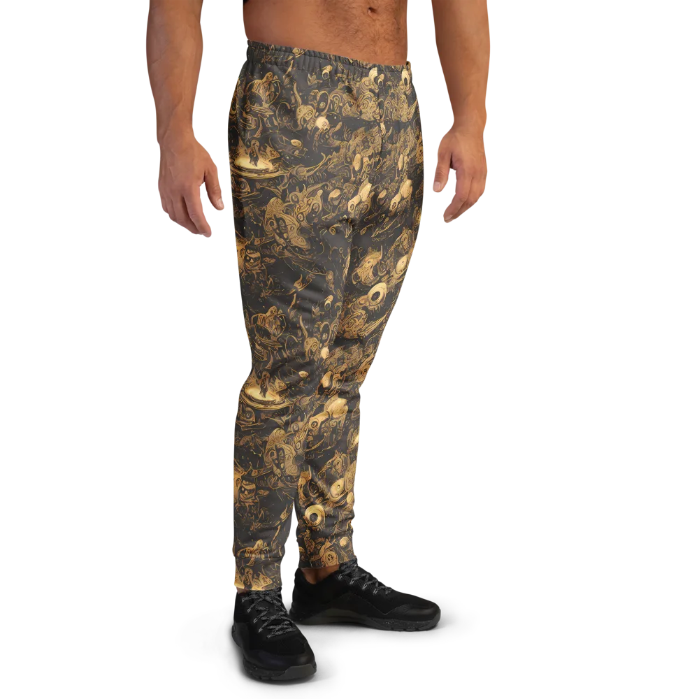 Amber Apparitions on Men's Joggers — Right