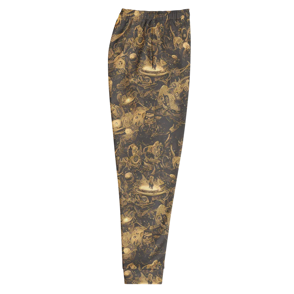 Amber Apparitions on Men's Joggers — Right