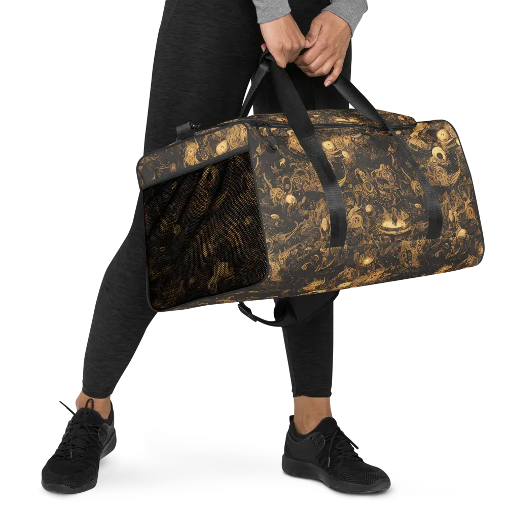 Amber Apparitions on Duffle Bag — Right Front